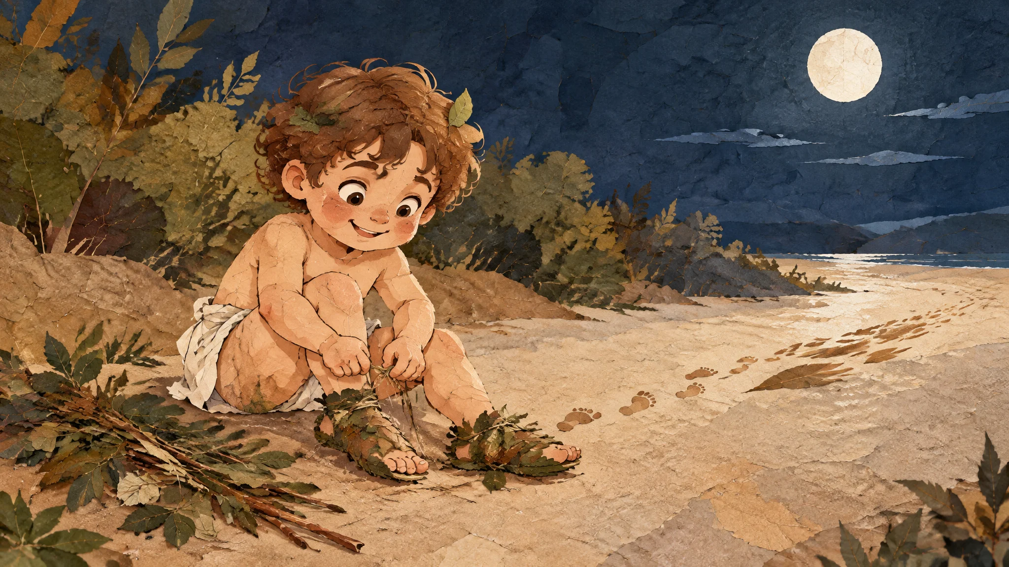 Illustration for: 绿叶遮影